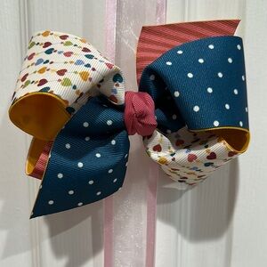 Matilda Jane Colorful Polka Dot Kids Hair Bow